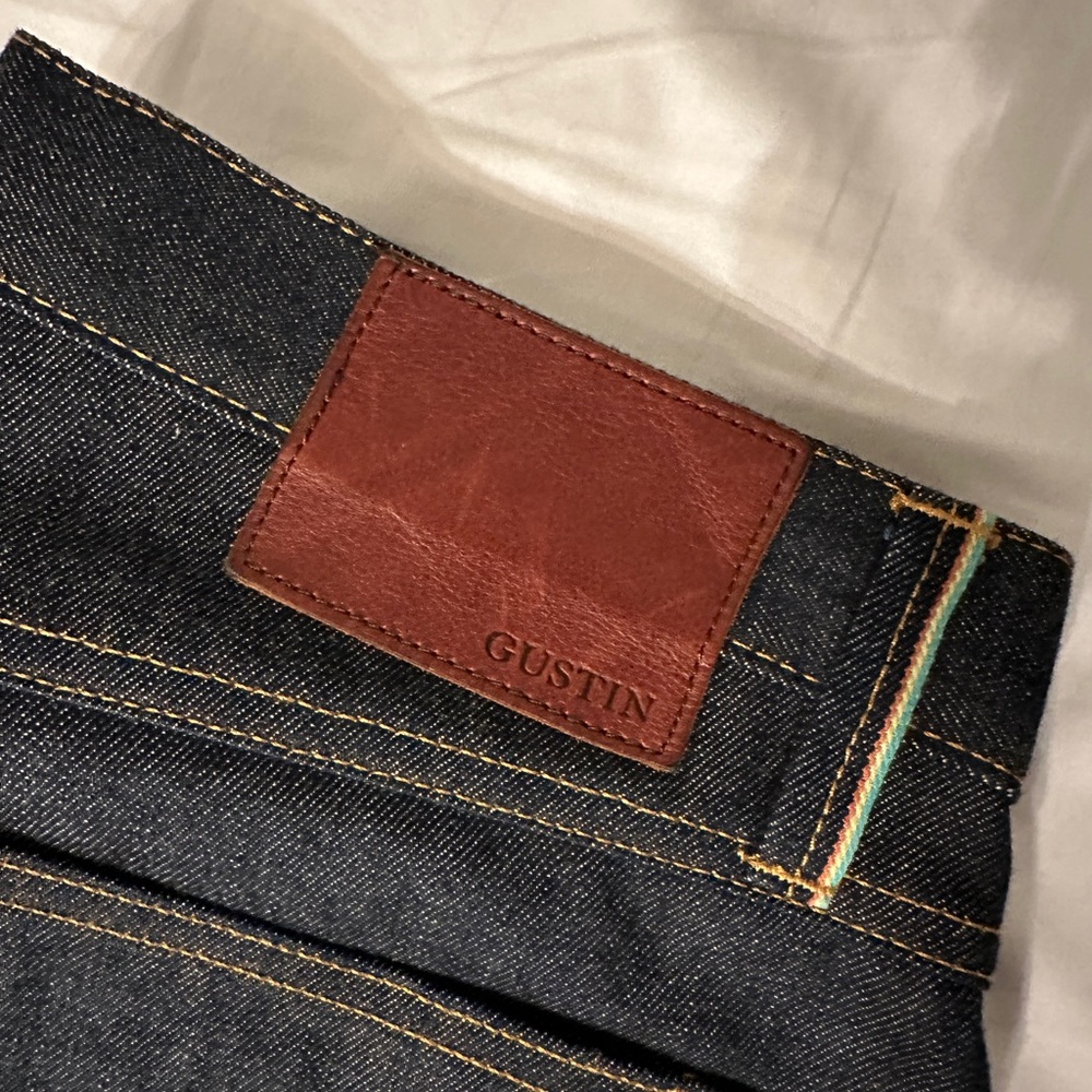 Gustin #128 Rainbow ID Selvage Jeans Size 34